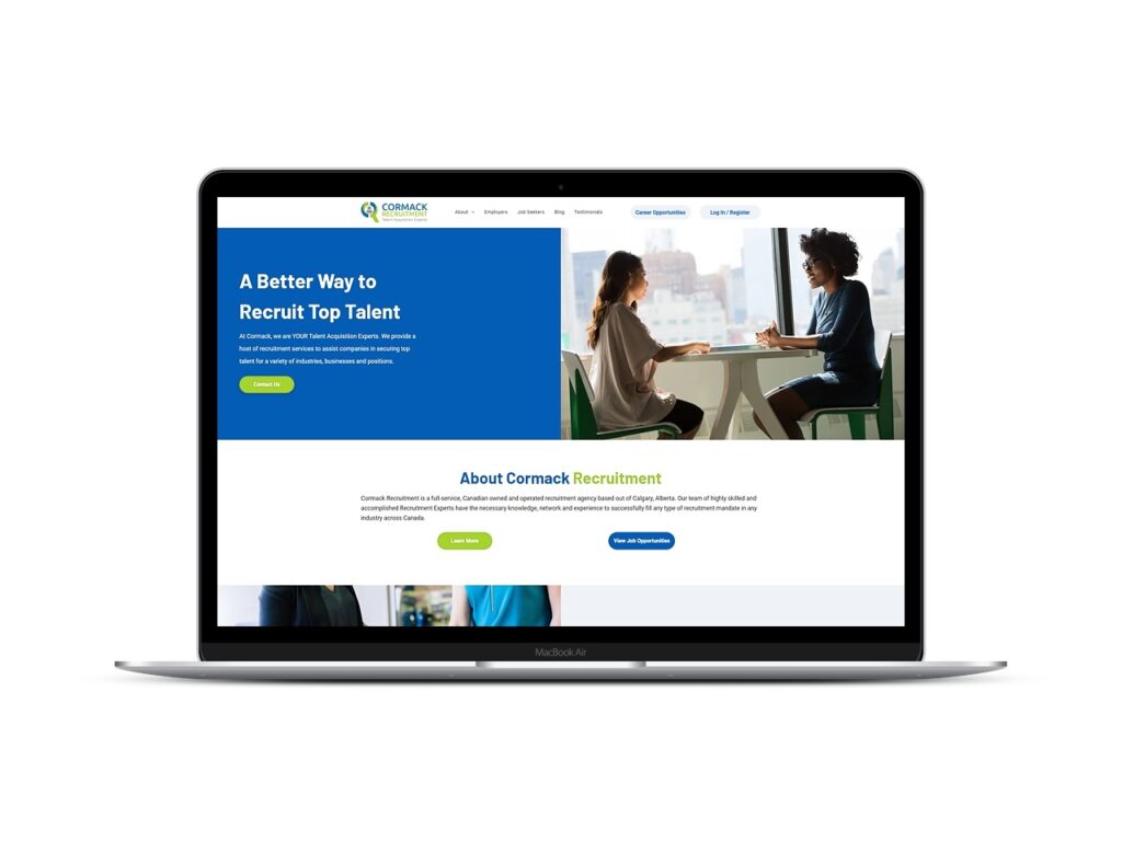 Cormack Recruitment Website